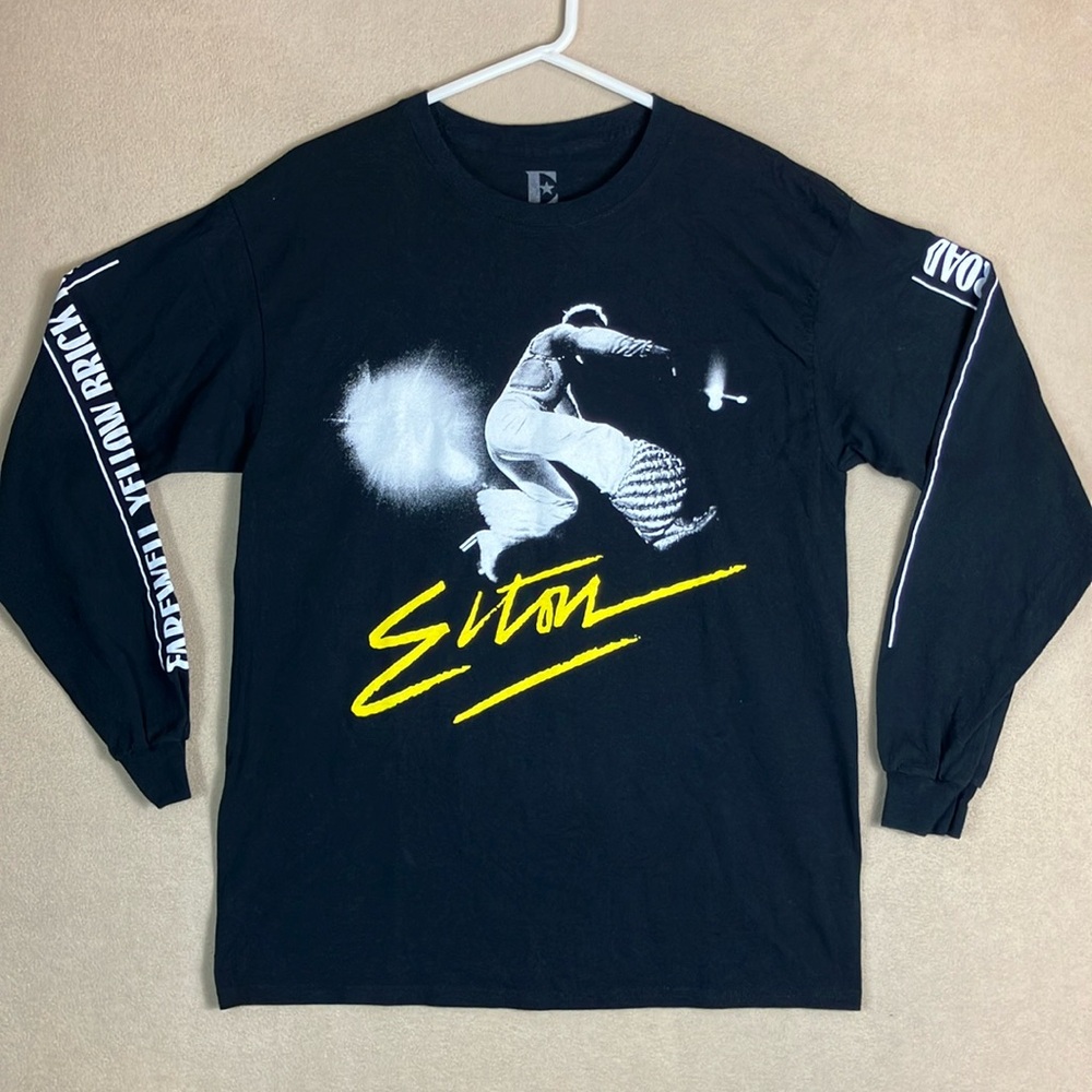 Elton John Long Sleeve Graphic Print Shirt Men’s‎ size L